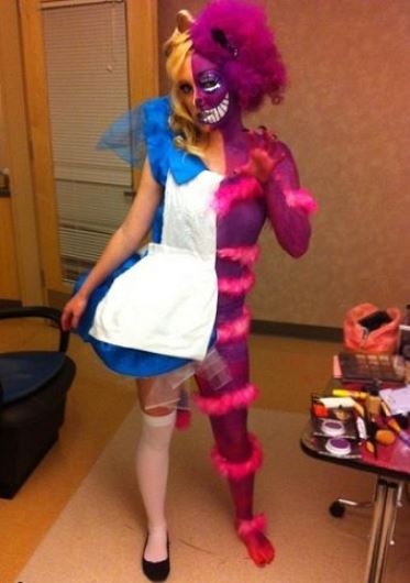 Alice in Wonderland Cheshire Cat Costume DIY Alice in Wonderland Cheshire Cat Costume DIY